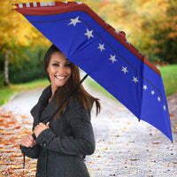 America Turns 250 I Turn 50 Umbrella Patriotic Eagle Flag Birthday Stars Stripes