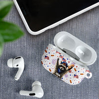 USA America Raccoon Hot Dog 250 Years AirPods Case 4th of July 1776-2026 Patriotic Fireworks