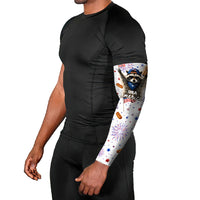 USA America Raccoon Hot Dog 250 Years Arm Sleeves 4th of July 1776-2026 Patriotic Fireworks