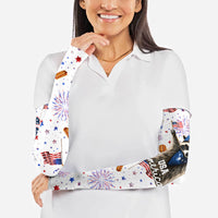 USA America Raccoon Hot Dog 250 Years Arm Sleeves 4th of July 1776-2026 Patriotic Fireworks