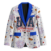 USA America Raccoon Hot Dog 250 Years Blazer 4th of July 1776-2026 Patriotic Fireworks