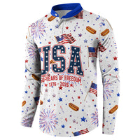 USA America Raccoon Hot Dog 250 Years Button Sweatshirt 4th of July 1776-2026 Patriotic Fireworks