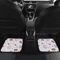 USA America Raccoon Hot Dog 250 Years Car Mats 4th of July 1776-2026 Patriotic Fireworks
