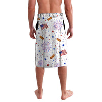 USA America Raccoon Hot Dog 250 Years Lavalava 4th of July 1776-2026 Patriotic Fireworks