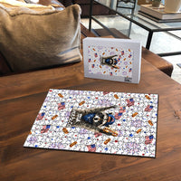 USA America Raccoon Hot Dog 250 Years Puzzle 4th of July 1776-2026 Patriotic Fireworks
