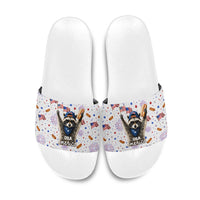 USA America Raccoon Hot Dog 250 Years Slide Sandals 4th of July 1776-2026 Patriotic Fireworks