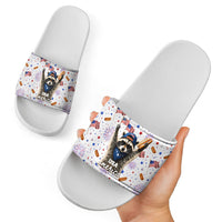 USA America Raccoon Hot Dog 250 Years Slide Sandals 4th of July 1776-2026 Patriotic Fireworks