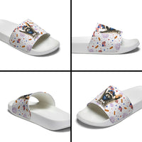 USA America Raccoon Hot Dog 250 Years Slide Sandals 4th of July 1776-2026 Patriotic Fireworks