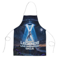 Scotland Kelpies And Unicorn UFO Apron Sci-Fi Alien Abduction And Magic Legends
