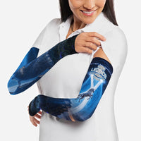 Scotland Kelpies And Unicorn UFO Arm Sleeves Sci-Fi Alien Abduction And Magic Legends