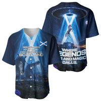 Scotland Kelpies And Unicorn UFO Baseball Jersey Sci-Fi Alien Abduction And Magic Legends