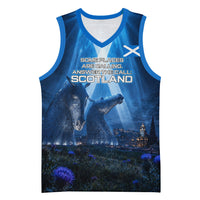 Scotland Kelpies And Unicorn UFO Basketball Jersey Sci-Fi Alien Abduction And Magic Legends