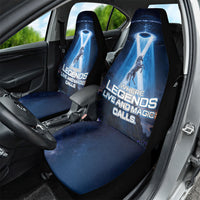 Scotland Kelpies And Unicorn UFO Car Seat Cover Sci-Fi Alien Abduction And Magic Legends