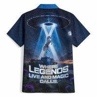 Scotland Kelpies And Unicorn UFO Hawaiian Shirt Sci-Fi Alien Abduction And Magic Legends