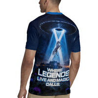 Scotland Kelpies And Unicorn UFO Rugby Jersey Sci-Fi Alien Abduction And Magic Legends