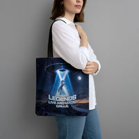 Scotland Kelpies And Unicorn UFO Tote Bag Sci-Fi Alien Abduction And Magic Legends