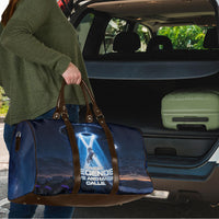 Scotland Kelpies And Unicorn UFO Travel Bag Sci-Fi Alien Abduction And Magic Legends