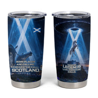 Scotland Kelpies And Unicorn UFO Tumbler Cup Sci-Fi Alien Abduction And Magic Legends