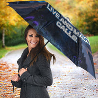 Scotland Kelpies And Unicorn UFO Umbrella Sci-Fi Alien Abduction And Magic Legends