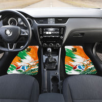 Personalized Ivory Coast Football Car Mats Elephant Football Splatter Art