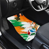 Personalized Ivory Coast Football Car Mats Elephant Football Splatter Art