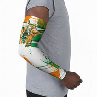 Personalized Ivory Coast Football Arm Sleeves African Elephant Trophy