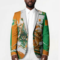 Personalized Ivory Coast Football Blazer African Elephant Trophy