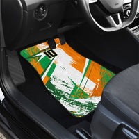 Personalized Ivory Coast Football Car Mats African Elephant Trophy