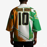 Personalized Ivory Coast Football Kimono African Elephant Trophy