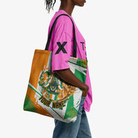 Personalized Ivory Coast Football Tote Bag African Elephant Trophy