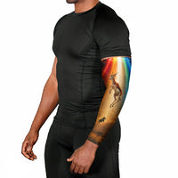 South Africa Safari UFO Arm Sleeves African Wildlife Sci-Fi Galaxy Space And Mandela