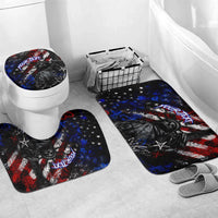 Personalized America New York Statue Of Liberty Bathroom Set Dark Grunge American Flag Graffiti Street Art