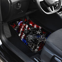 Personalized America New York Statue Of Liberty Car Mats Dark Grunge American Flag Graffiti Street Art