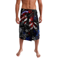 Personalized America New York Statue Of Liberty Lavalava Dark Grunge American Flag Graffiti Street Art