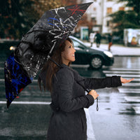 Personalized America New York Statue Of Liberty Umbrella Dark Grunge American Flag Graffiti Street Art