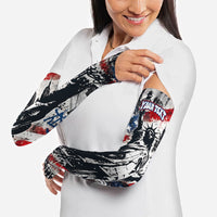 Personalized New York Statue Of Liberty Arm Sleeves Grunge Street Art NYC Skyline American Pride