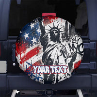 Personalized New York Statue Of Liberty Spare Tire Cover Grunge Street Art NYC Skyline American Pride