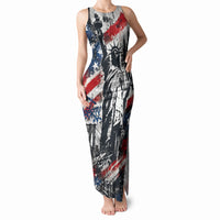Personalized New York Statue Of Liberty Tank Maxi Dress Grunge Street Art NYC Skyline American Pride