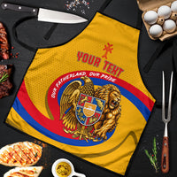 Personalized Armenia Coat Of Arms Apron Armenian Flag Map And Patriotic Eagle Lion
