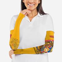Personalized Armenia Coat Of Arms Arm Sleeves Armenian Flag Map And Patriotic Eagle Lion