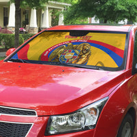 Personalized Armenia Coat Of Arms Auto Sun Shade Armenian Flag Map And Patriotic Eagle Lion