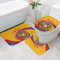 Personalized Armenia Coat Of Arms Bathroom Set Armenian Flag Map And Patriotic Eagle Lion