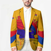 Personalized Armenia Coat Of Arms Blazer Armenian Flag Map And Patriotic Eagle Lion