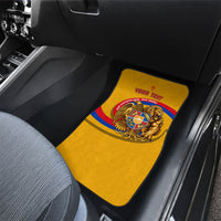 Personalized Armenia Coat Of Arms Car Mats Armenian Flag Map And Patriotic Eagle Lion