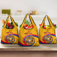 Personalized Armenia Coat Of Arms Grocery Bag Armenian Flag Map And Patriotic Eagle Lion