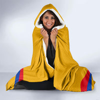 Personalized Armenia Coat Of Arms Hooded Blanket Armenian Flag Map And Patriotic Eagle Lion