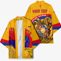 Personalized Armenia Coat Of Arms Kimono Armenian Flag Map And Patriotic Eagle Lion