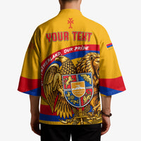 Personalized Armenia Coat Of Arms Kimono Armenian Flag Map And Patriotic Eagle Lion