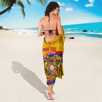 Personalized Armenia Coat Of Arms Sarong Armenian Flag Map And Patriotic Eagle Lion