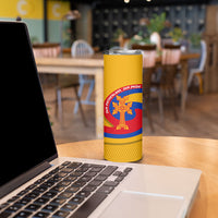 Personalized Armenia Coat Of Arms Skinny Tumbler Armenian Flag Map And Patriotic Eagle Lion